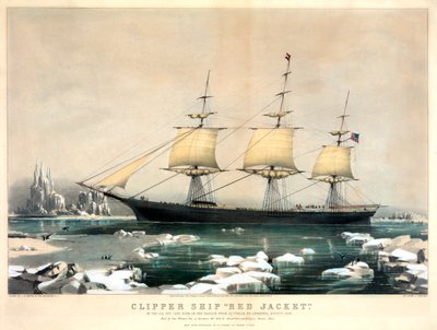 Clipper Ship Red Jacket di Currier & Ives da Currier and Ives