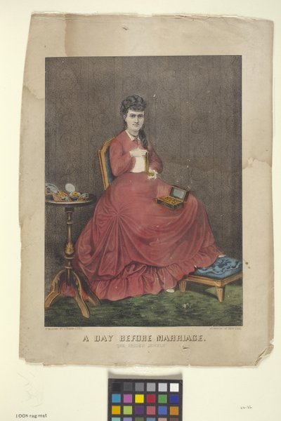 Il Giorno Prima del Matrimonio da N. and Ives J.M. (1824 95) Currier