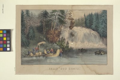Cascate "Des Chats" da N. and Ives J.M. (1824 95) Currier