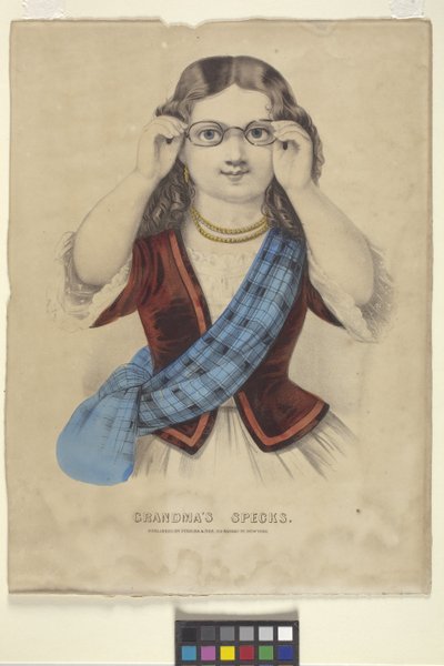 Gli "Occhiali" della Nonna da N. and Ives J.M. (1824 95) Currier