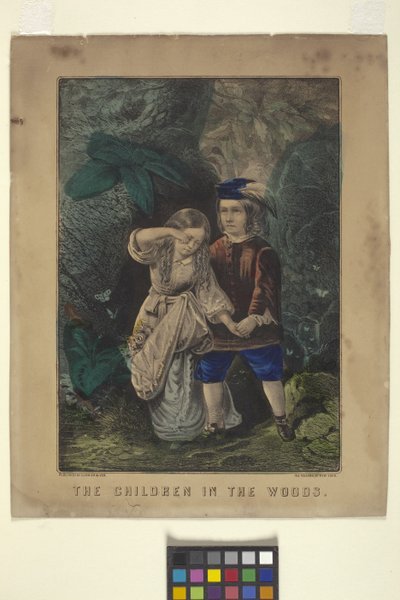 I bambini nel bosco da N. and Ives J.M. (1824 95) Currier