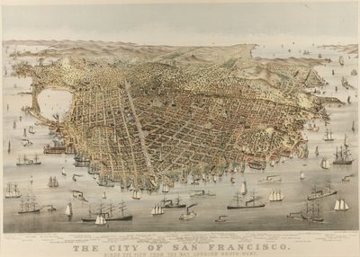 La città di San Francisco - Vista a volo d