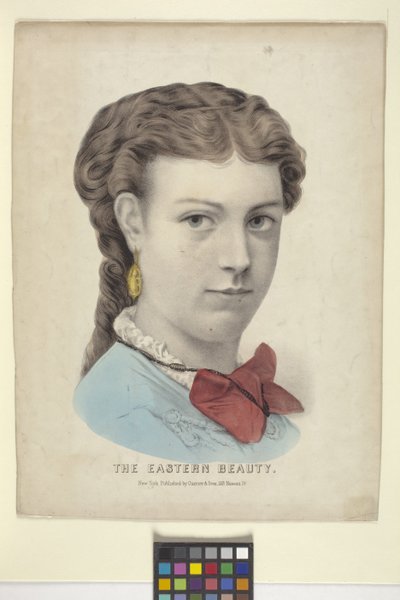 La bellezza orientale da N. and Ives J.M. (1824 95) Currier