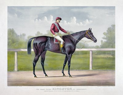 Il grande corridore Kingston di Spendthrift di Currier & Ives da Currier and Ives