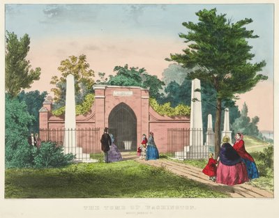La Tomba di Washington, Mount Vernon, Virginia da Currier and Ives