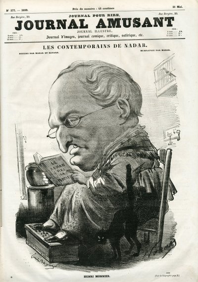 Copertina di Le Journal Amusant, 05 maggio 1859 da Nadar