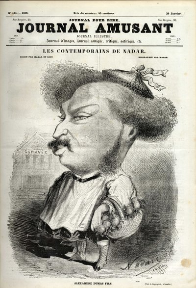 Copertina de Il Giornale del Divertimento da Nadar