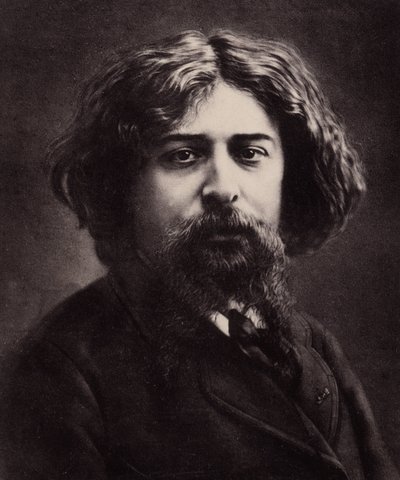 Ritratto di Alphonse Daudet (1840-1897), scrittore francese (foto) da Nadar