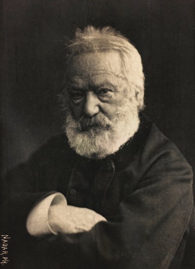 Ritratto del romanziere francese Victor Hugo da Nadar
