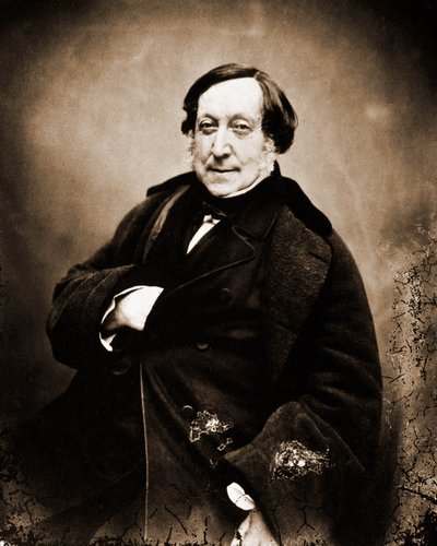 Ritratto di Gioachino Rossini, compositore da Nadar
