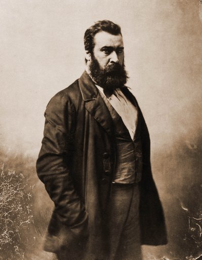 Ritratto di Jean-François Millet, pittore e incisore da Nadar