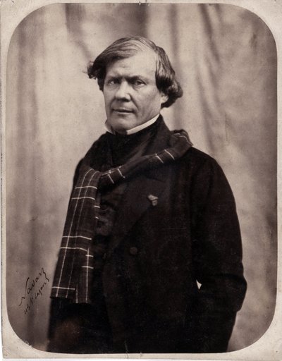 Ritratto di Paul Lacroix detto P.L. Jacob bibliofilo (1806-1884) da Nadar