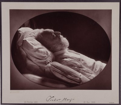 Victor Hugo sul letto di morte, 22 maggio da Nadar