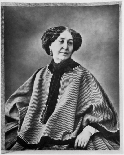 George Sand, autrice francese, 1864 da Nadar