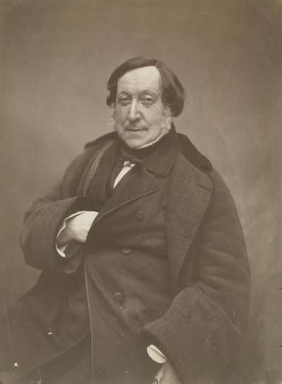Gioacchino Rossini, marzo 1856 da Nadar