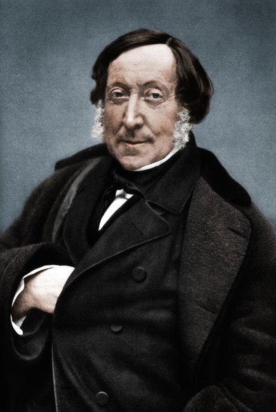 Gioachino Rossini 1792-1868, compositore italiano da Nadar