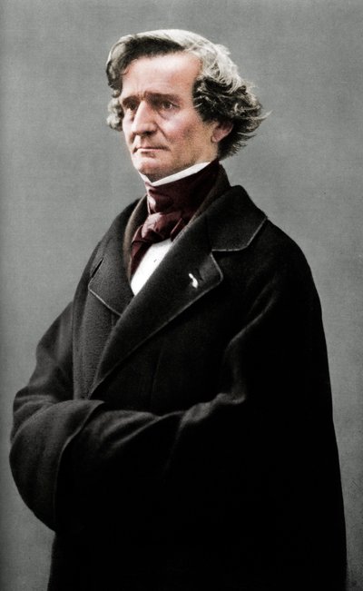 Hector Berlioz 1803-1869, compositore romantico francese da Nadar