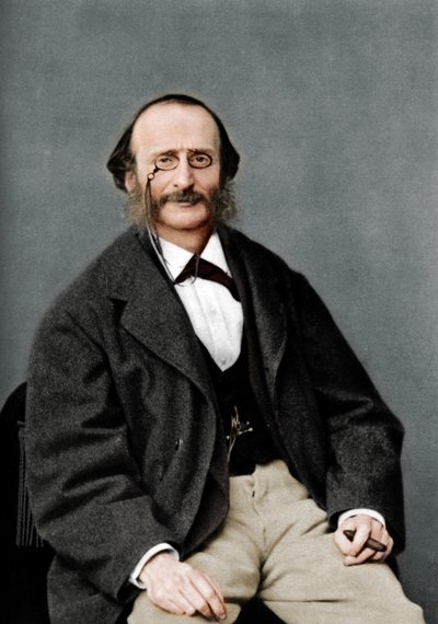 Jacques Offenbach 1819-1880, compositore, violoncellista e impresario francese di origine tedesca da Nadar