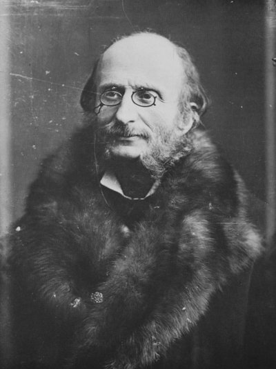 Jacques Offenbach, compositore francese nato in Germania, c1875 da Nadar