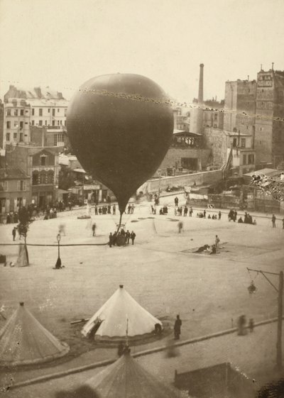 Le Neptune, Place Saint-Pierre a Montmartre, 23 settembre 1870 da Nadar