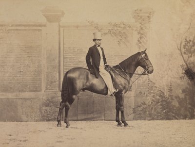 Uomo a cavallo, c. 1860 da Nadar
