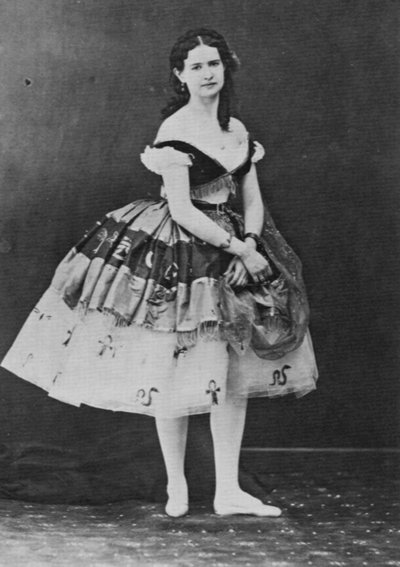 Maria Surovshchikova-Petipa, ballerina russa, c1861 da Nadar