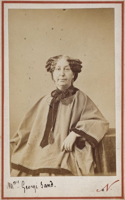 Signora George Sand da Nadar