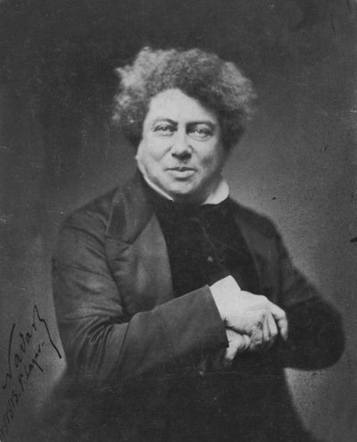 Ritratto di Alexandre Dumas, 1855 da Nadar