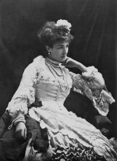 Sarah Bernhardt, attrice francese da Nadar