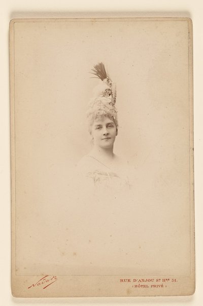[Contessa Hélène de Pourtalès] da Nadar [Gaspard Félix Tournachon]