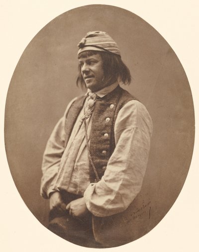Jean-François Philibert Berthelier, attore da Nadar [Gaspard Félix Tournachon]