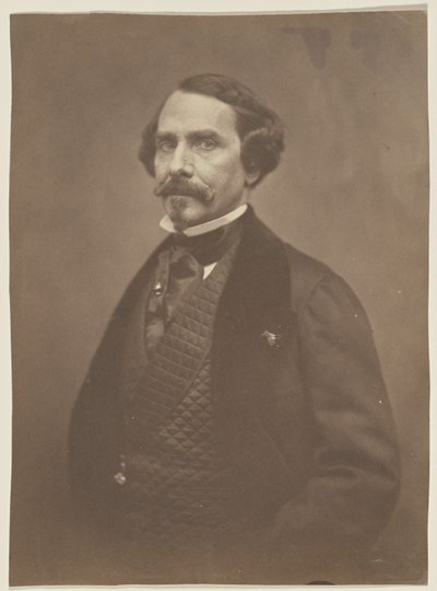 Jules Lecomte, giornalista da Nadar [Gaspard Félix Tournachon]