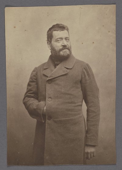 Xavier Meunier, architetto da Nadar [Gaspard Félix Tournachon]