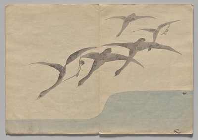Scena dal Libro Illustrato di Kōrin (Volume 1) da Nakamura Hochu