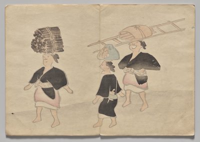 Scena dal Libro Illustrato di Kōrin (Volume 1) da Nakamura Hochu