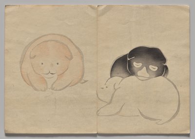 Scena dal Libro Illustrato di Kōrin (Volume 2) da Nakamura Hochu
