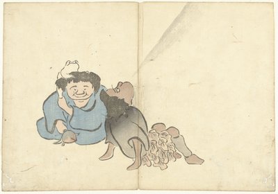 Tekka e Gama Prentenalbum van Korin Korin gafu da Nakamura Hochu