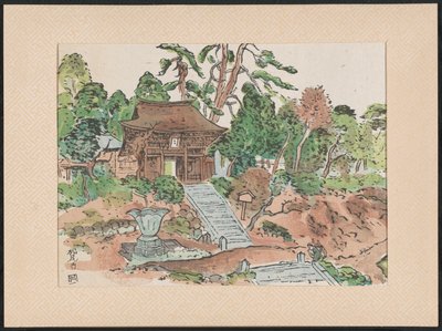De Matsunodera tempel da Nakazawa Hiromitsu