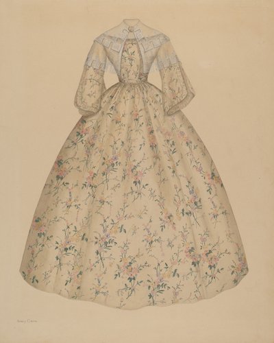 Vestito con colletto a mantella da Nancy Crimi