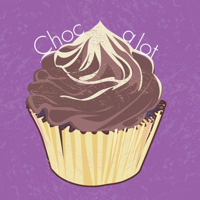 Cupcake al cioccolato, 2019 da Nancy Moniz Charalambous