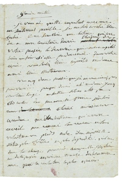Lettera a Josephine de Beauharnais da Napoleon Bonaparte