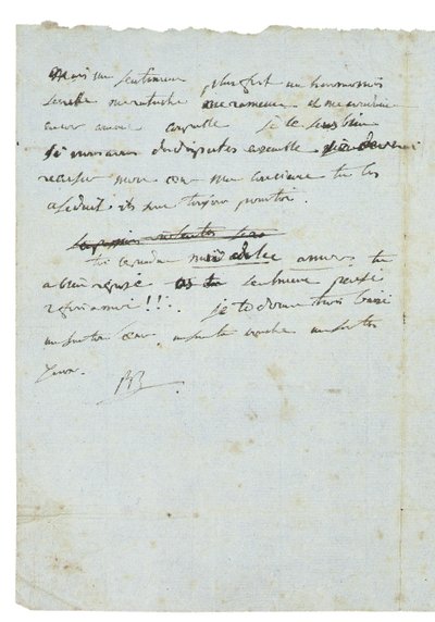 Lettera a Josephine de Beauharnais da Napoleon Bonaparte