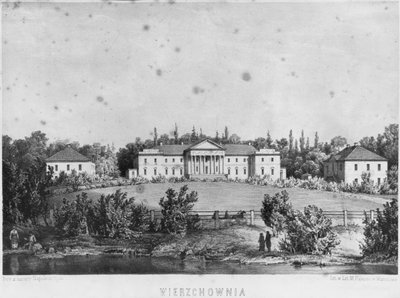 Il castello di Wierzchownia, residenza della contessa Evelina Hanska, moglie del romanziere francese Honoré de Balzac da Napoleon Orda