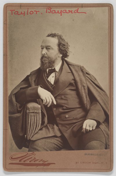 Bayard Taylor da Napoleon Sarony