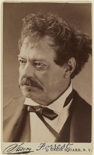 Edwin Forrest da Napoleon Sarony