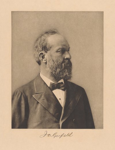 James Garfield da Napoleon Sarony