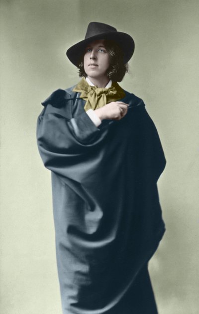Oscar Wilde (1854 - 1900) circa 1882 (foto) da Napoleon Sarony