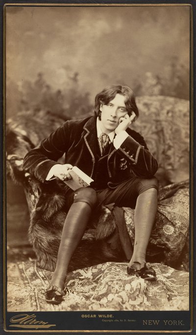 Oscar Wilde da Napoleon Sarony