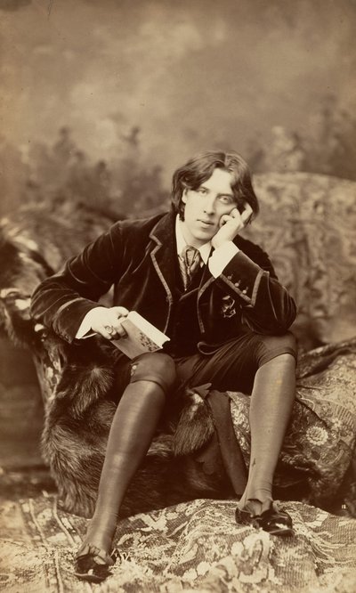 Oscar Wilde, 1882 da Napoleon Sarony