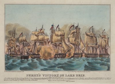 La vittoria di Perry sul lago Erie da Napoleon Sarony